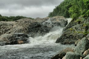 Река Титовка, водопад